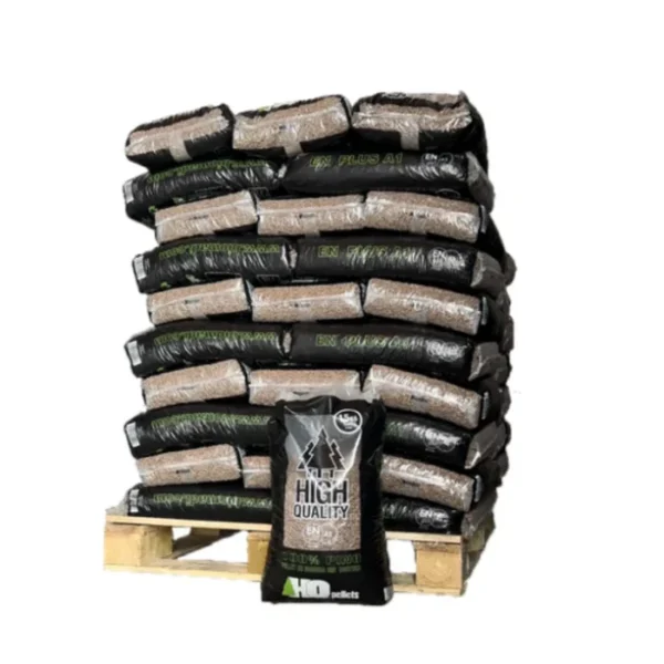 Palé de pellets de madera de pino (70 sacos de 15 kg - 1.050 kg)