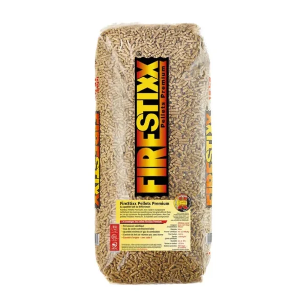 Palé de pellets Firestixx Premium ENplus A1 (66 sacos de 15 kg - 990 kg)
